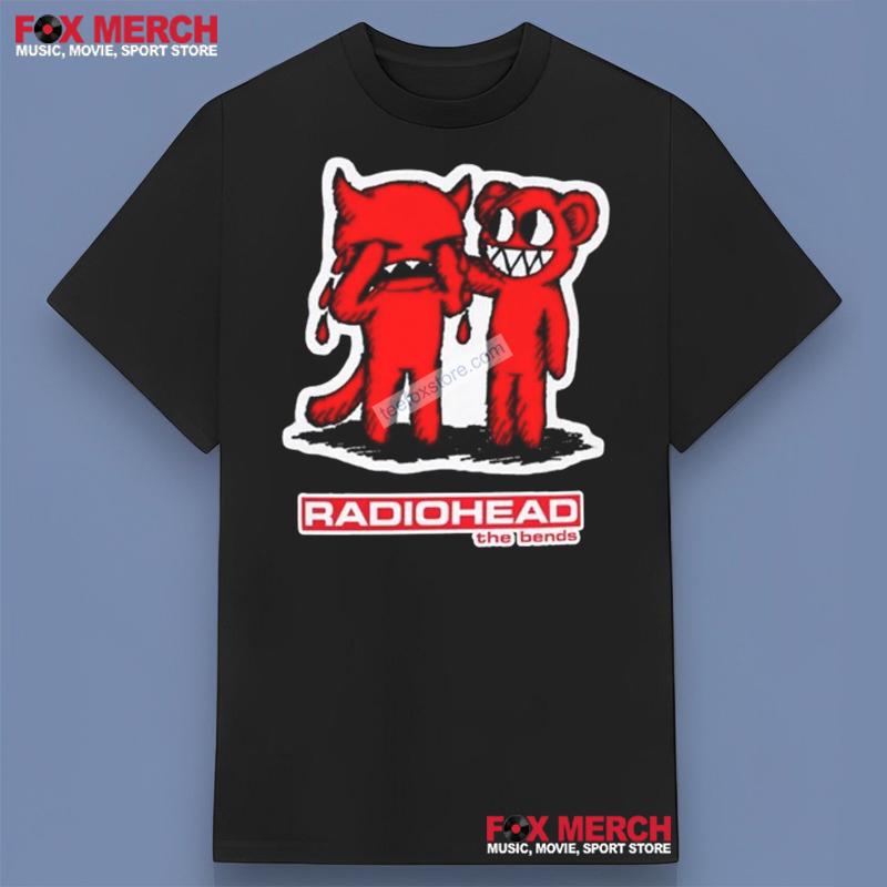 T-Shirt Radiohead Thom Yorke The Bends Era - Photo Par Andy Willsher - Coton Coupe Classique