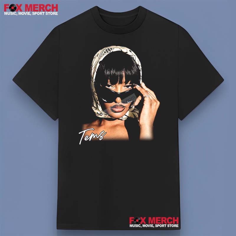 Tems Big Face Shirt For Fans