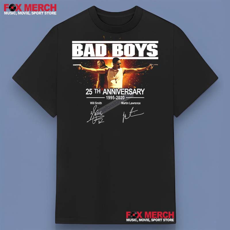 Bad Boys 25Th Anniversary 1995-2020 Movie Shirt