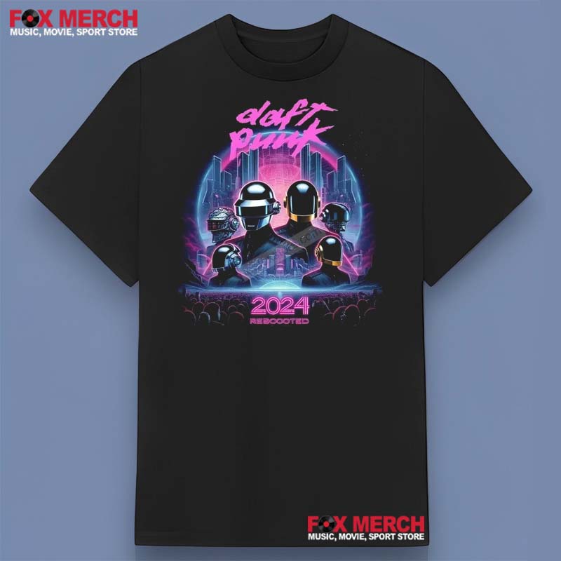 Daft Punk Rebooted Tour 2024 Shirt