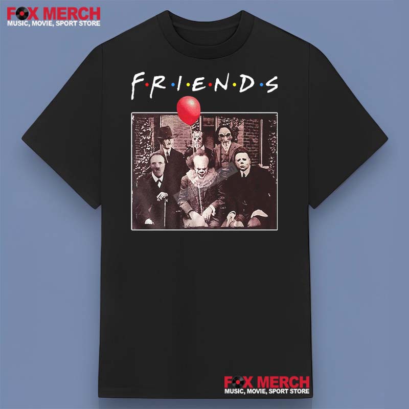 Halloween Characters Horror Friends T-Shirt