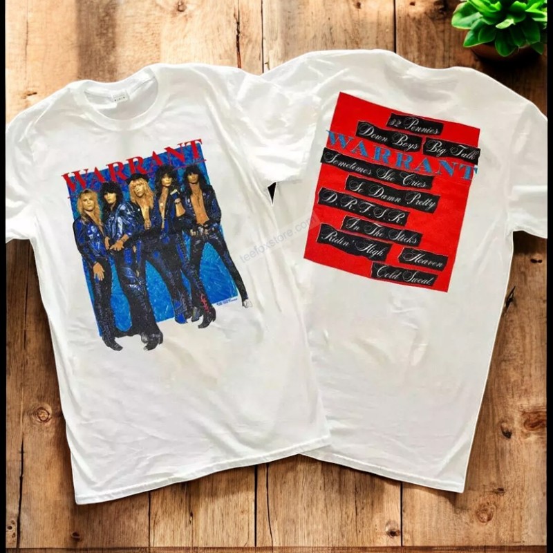 WARRANT DRFSR Concert Tour 1989 Shirt