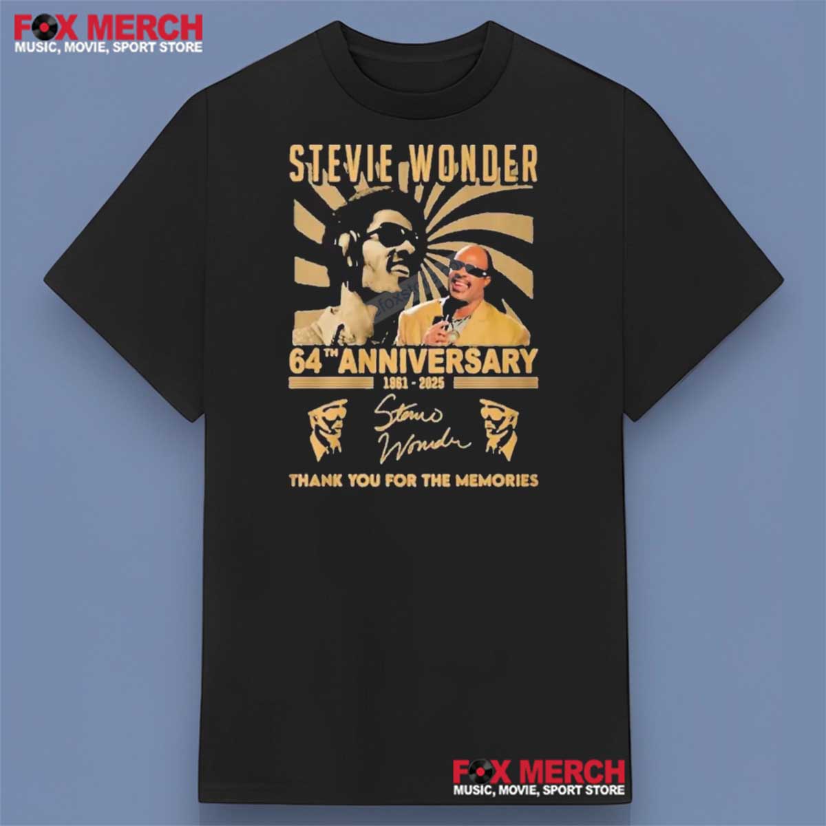 Stevie Wonder Anniversary Shirt