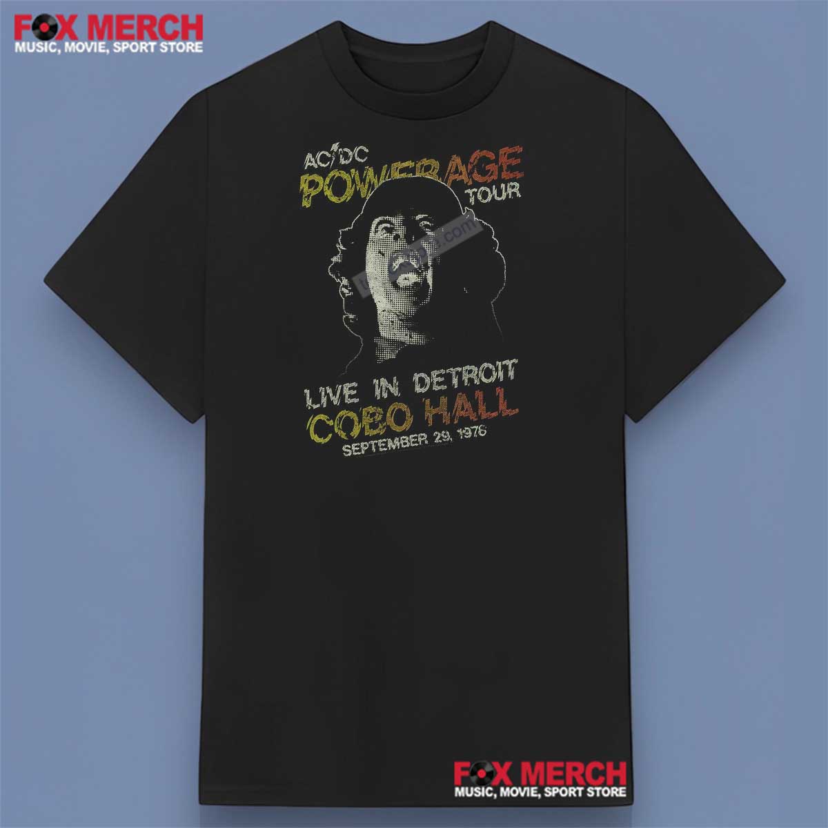 ACDC Powerage Album Shirt