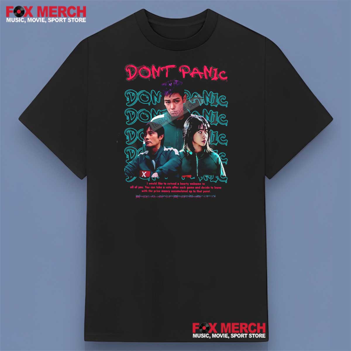Choi Seung-hyun Squid Game Don’t Panic Shirt