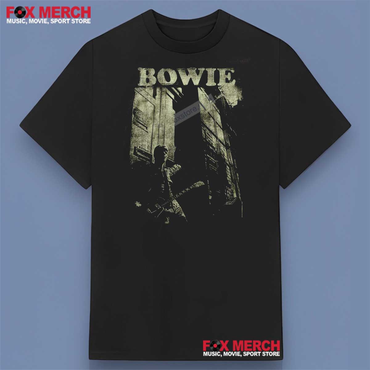 David Bowie Guitar Graphic Shirt