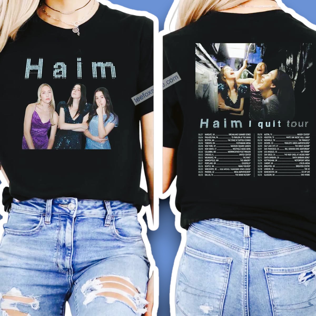 HAIM I Quit Tour 2025 Graphic Shirt