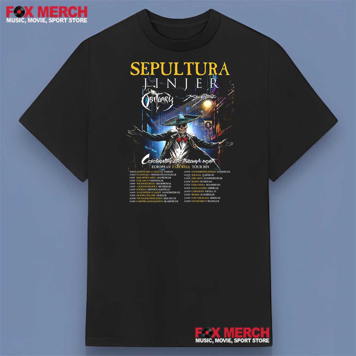 JINJER SEPULTURA European Tour Shirt