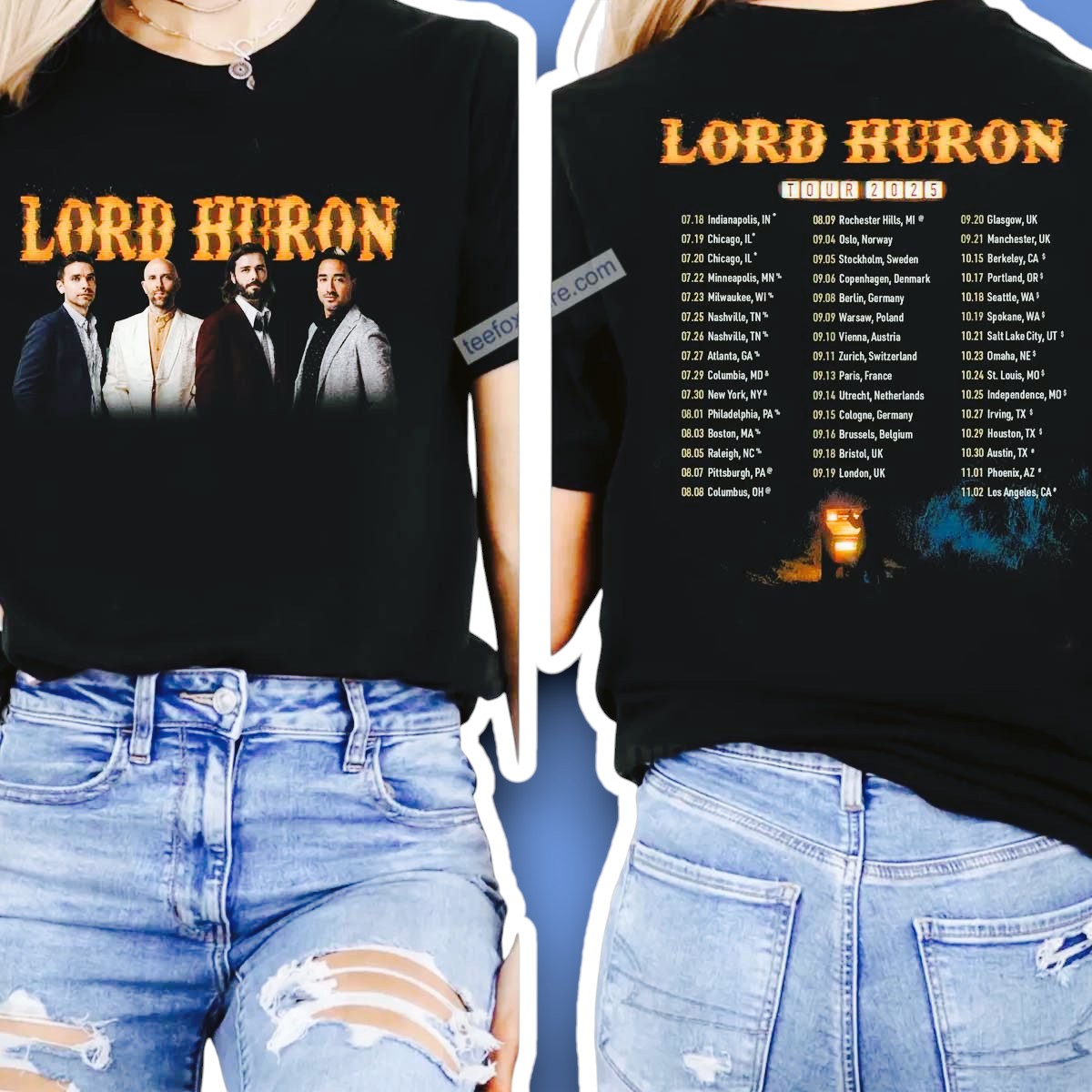 Lord huron Tour 2025 Concert T-Shirt