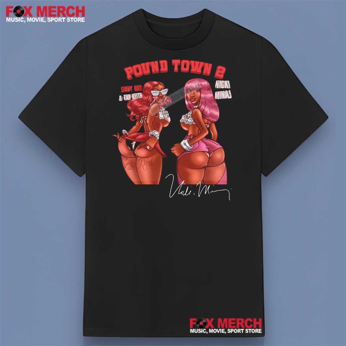 Sexyy Red and Nicki Minaj Graphic Shirt