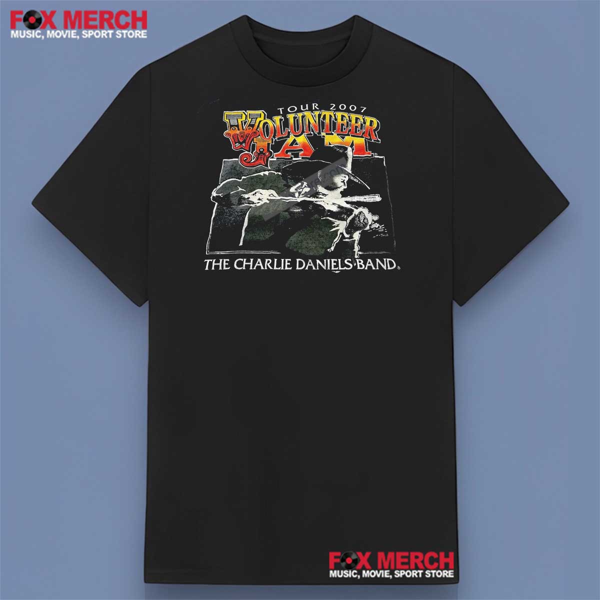 The Charlie Daniels Band Volunteer Jam Tour 2007 Shirt