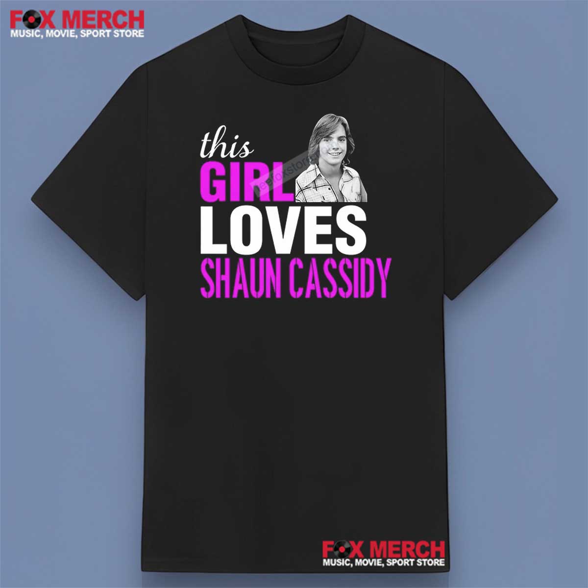 This Girl Loves Shaun Cassidy Graphic Shirt