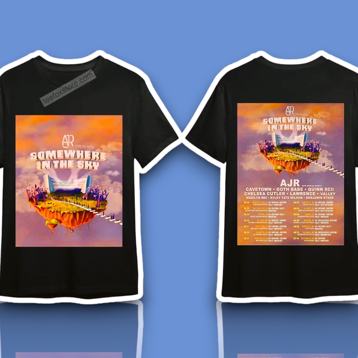 AJR Somewhere In The Sky Tour 2025 Graphic Shirt