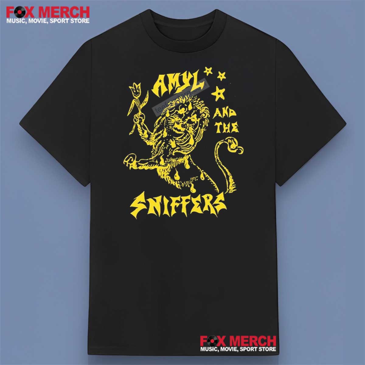 Amyl And The Sniffers Band Yellow Lion Style Shirt