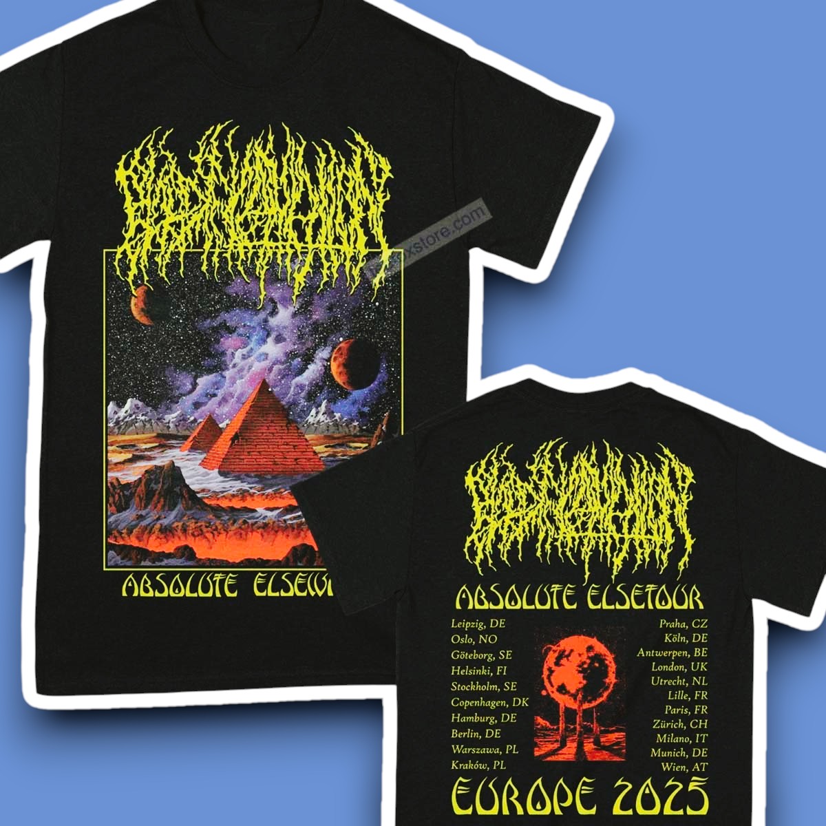 Blood Incantation Absolute Elsewhere Tour 2025 Shirt