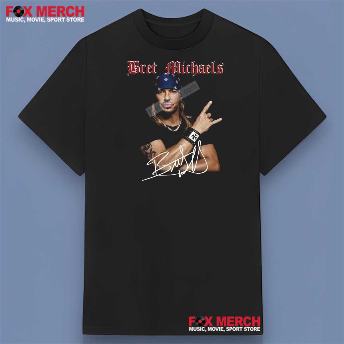 Bret Michaels Music Signature Shirt