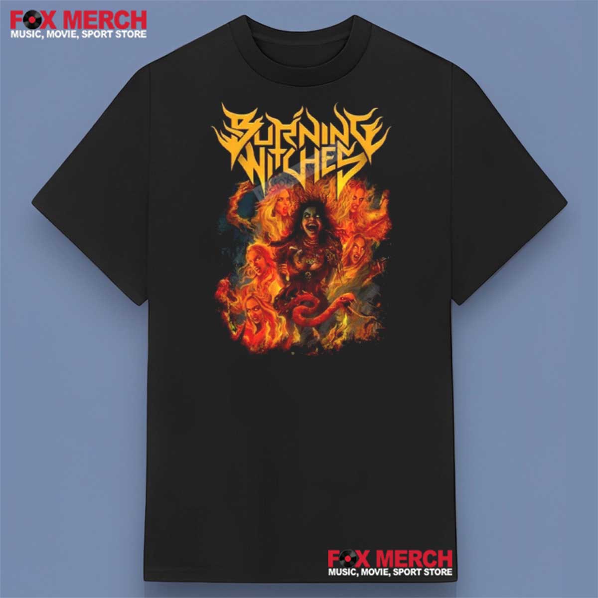 Burning Witches Music Band Shirt