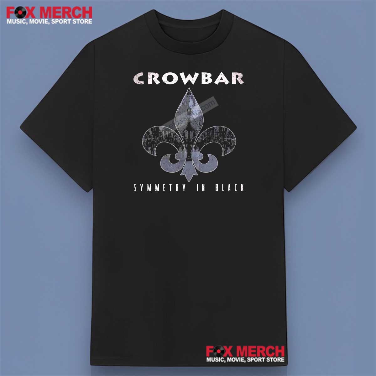 Crowbar Band Symmetry in Black Shirt