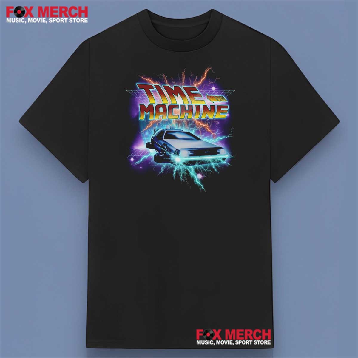 DeLorean Time Machine Back to the Future Shirt