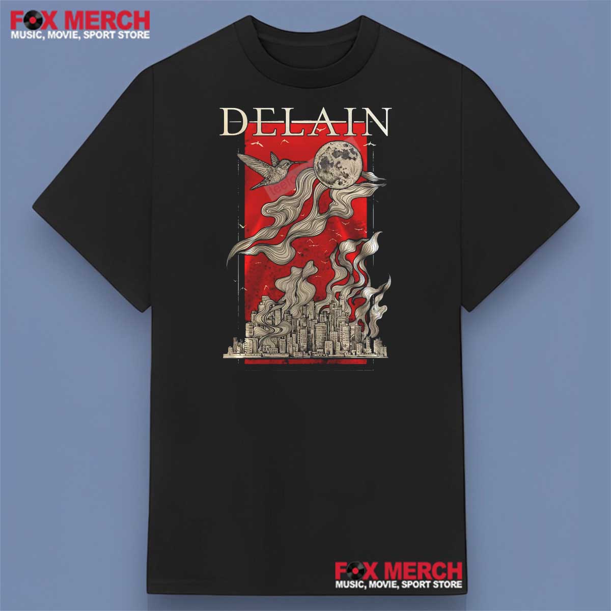 Delain Band Music Black Shirt