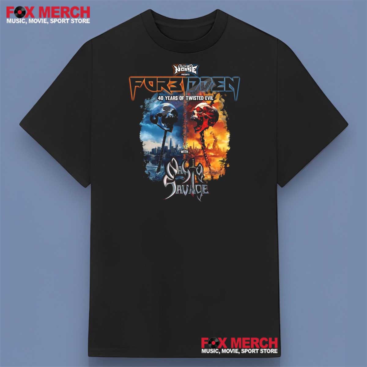Forbidden 40 Years Of Twisted Evil Summer 2025 T-Shirt