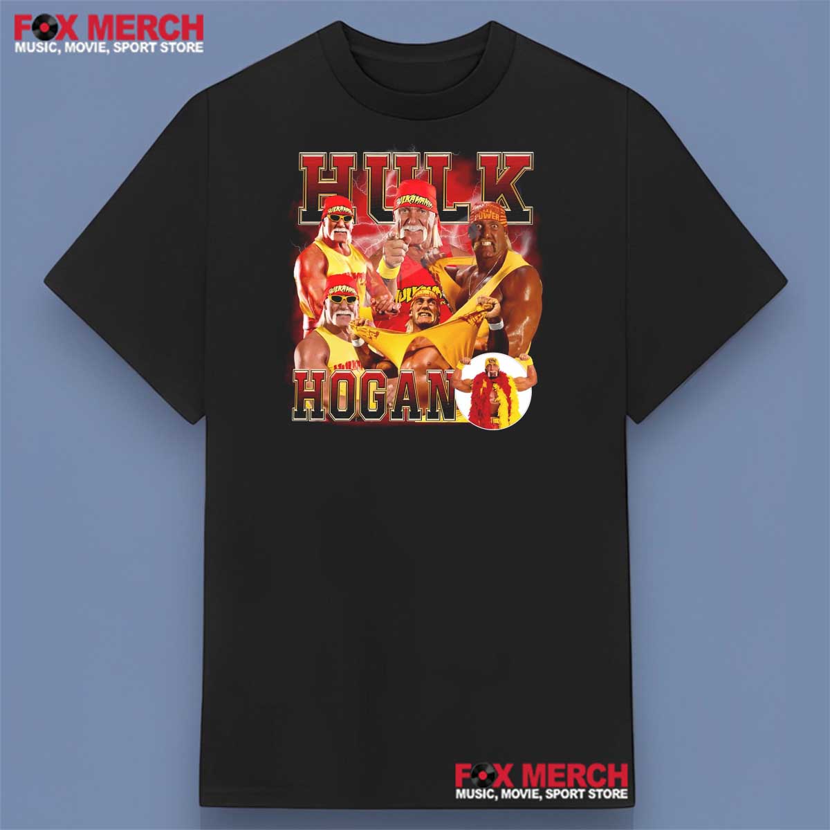 Hulk Hogan Wrestling Shirt For Fans