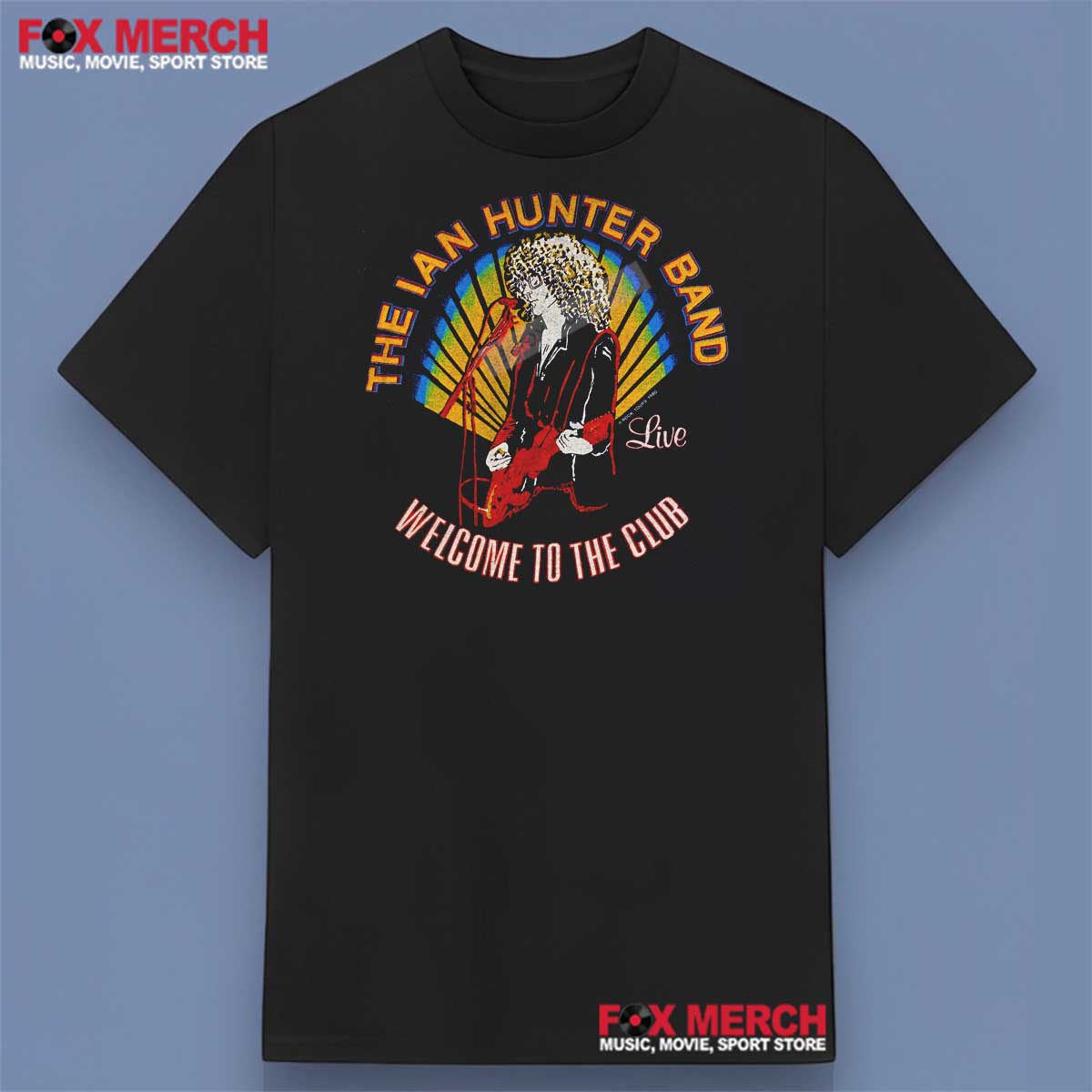 Ian Hunter Mick Ronson Welcome To The Club Music Shirt