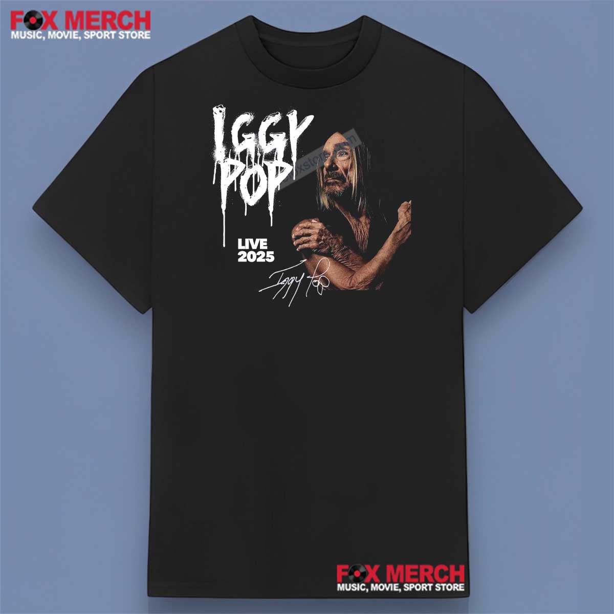 Iggy Pop Signature 2025 Shirt