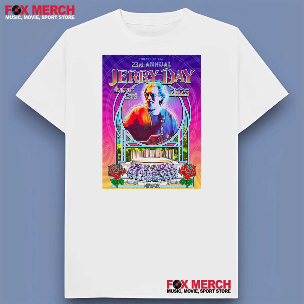 Jerry Garcia Friends of JGA 2025 Shirt