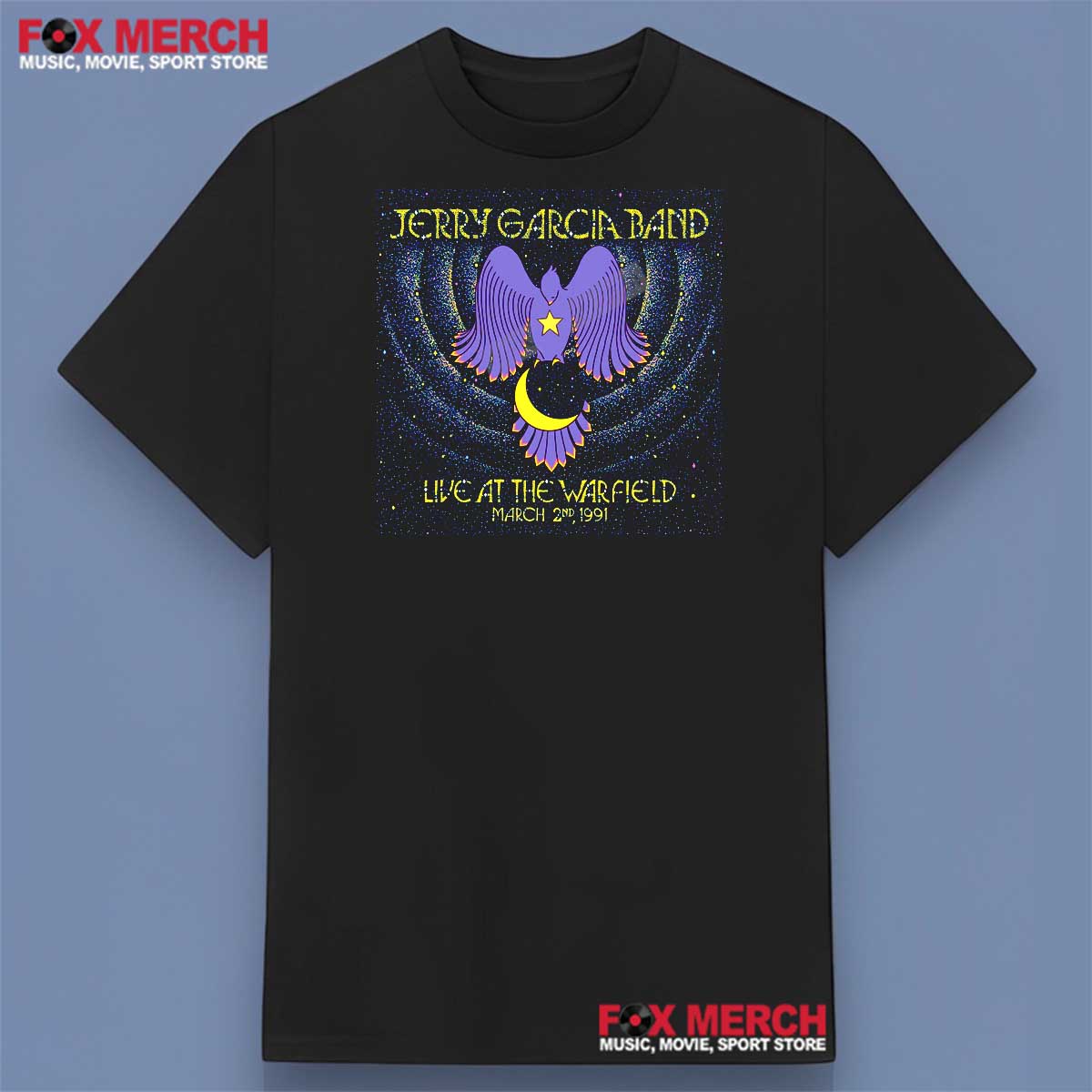 Jerry Garcia Live at The Warfield 1991 Shirt