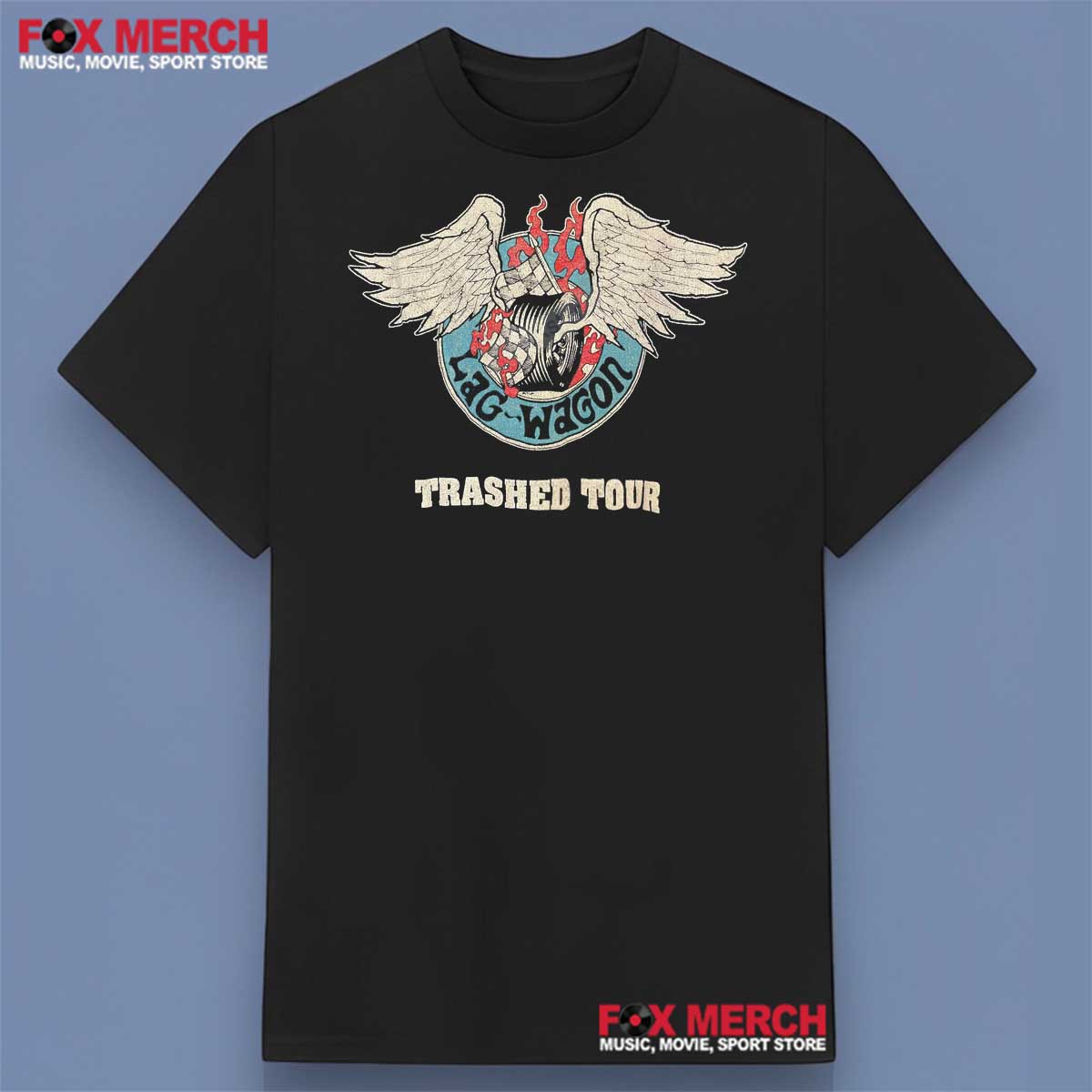 Lagwagon Band Trashed Tour Shirt