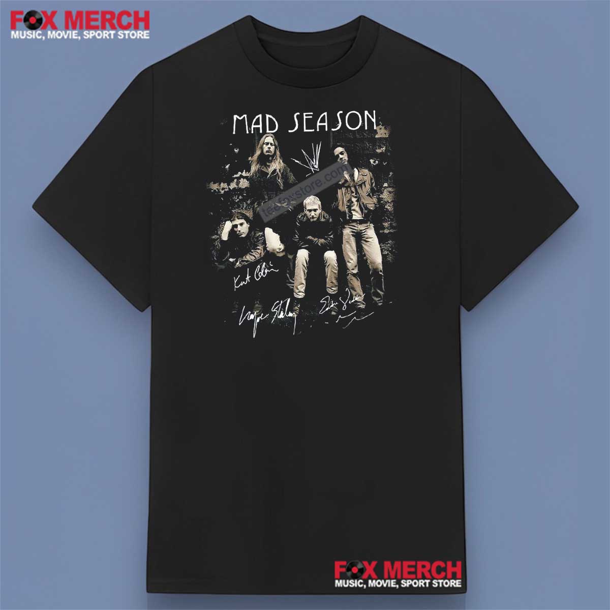 Mad Season Band Signatures Shirt