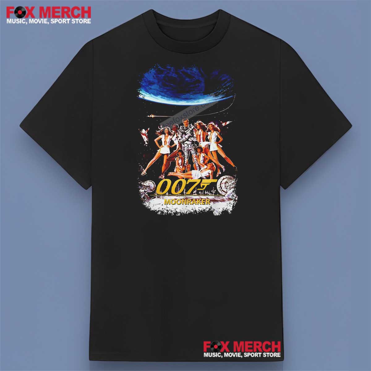 Moonraker 1979 Movie Poster Shirt