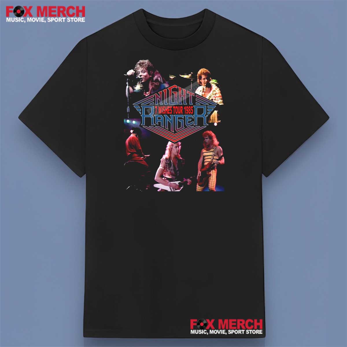 Night Ranger 7 Wishes Tour 1985 Shirt