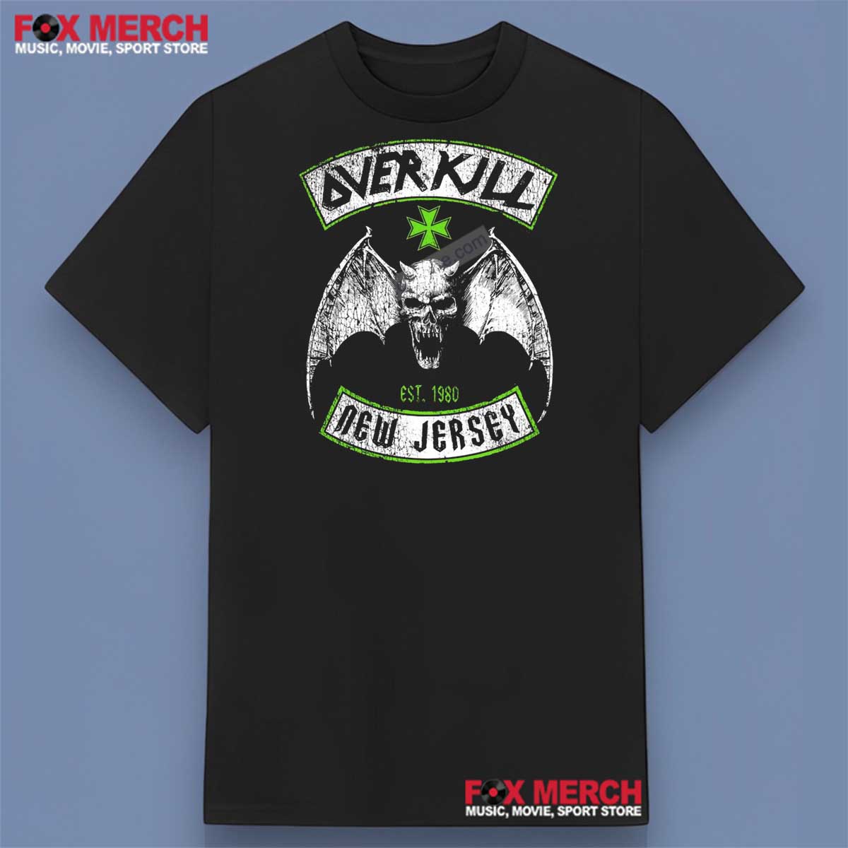 OverKill Band New Jersey Est 1980 Shirt