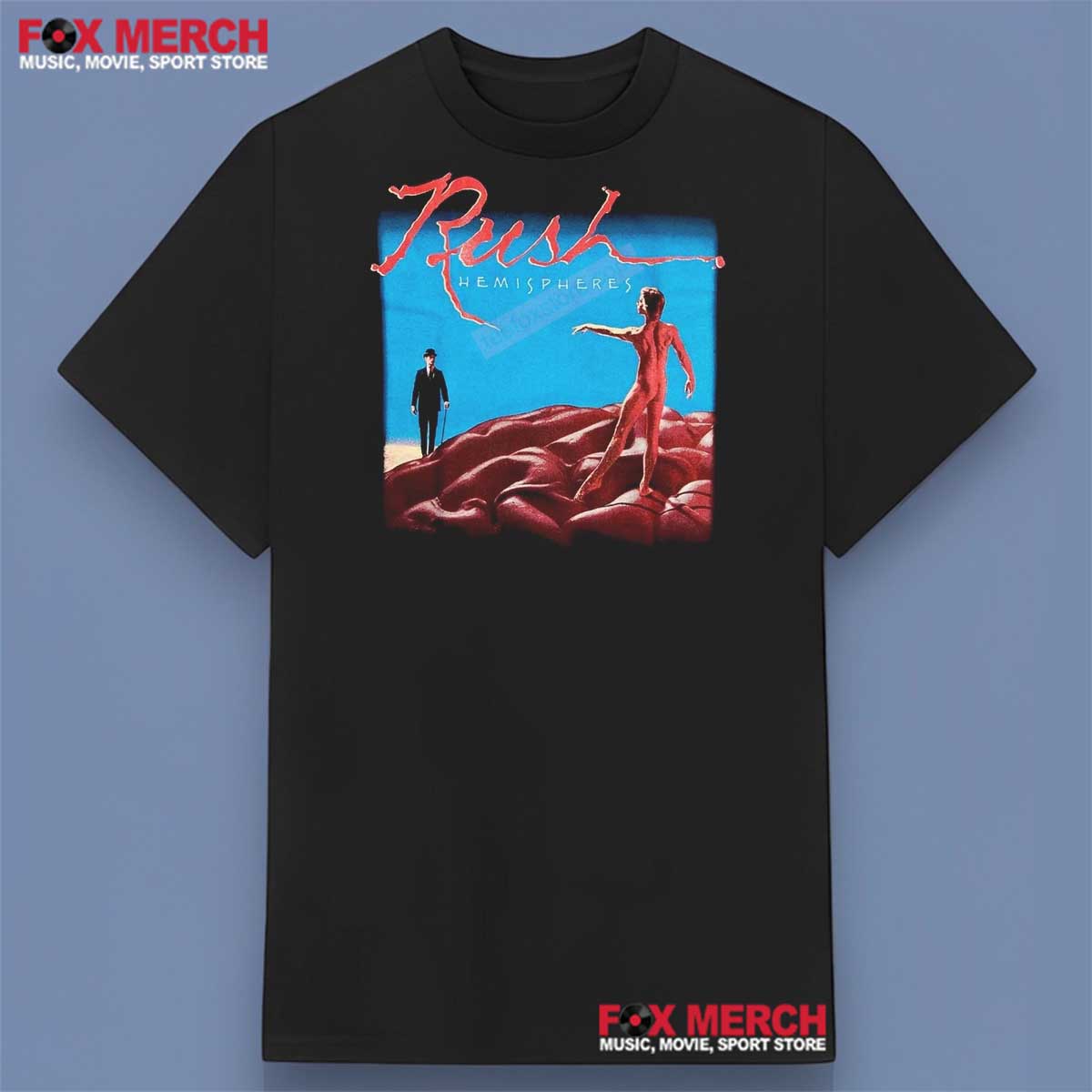 Rush Band Hemispheres Album Shirt