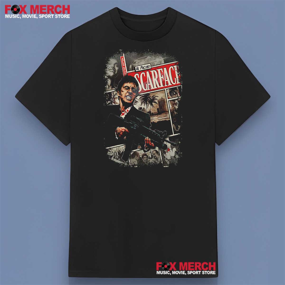 Scarface 1983 Movie Poster Shirt