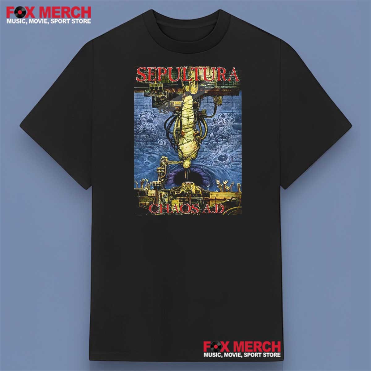 Sepultura Chaos AD Album Graphic T-Shirt