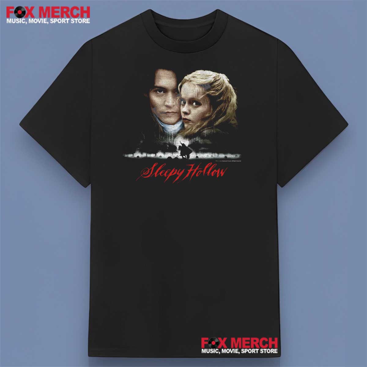 Sleepy Hollow Romance Horror Depp and Ricci Shirt