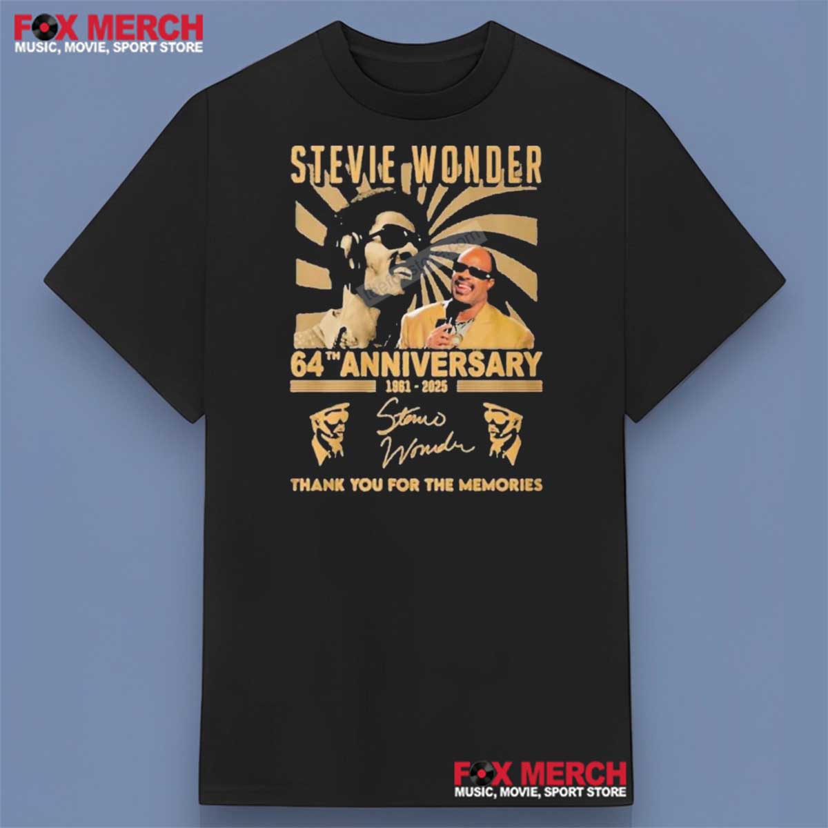 Stevie Wonder 64th Anniversary 2025 Shirt