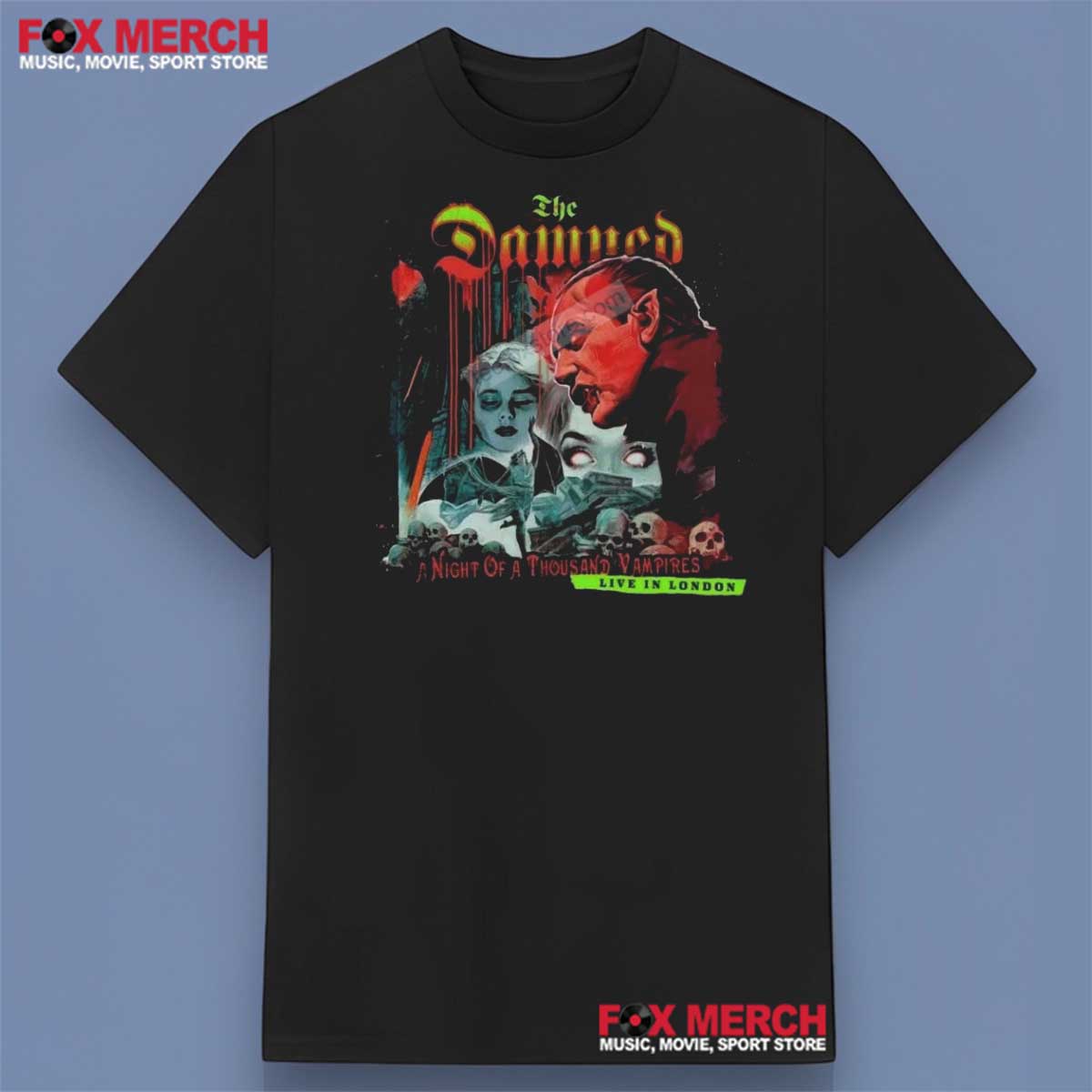 The Damned A Night Of A Thousand Vampires Shirt