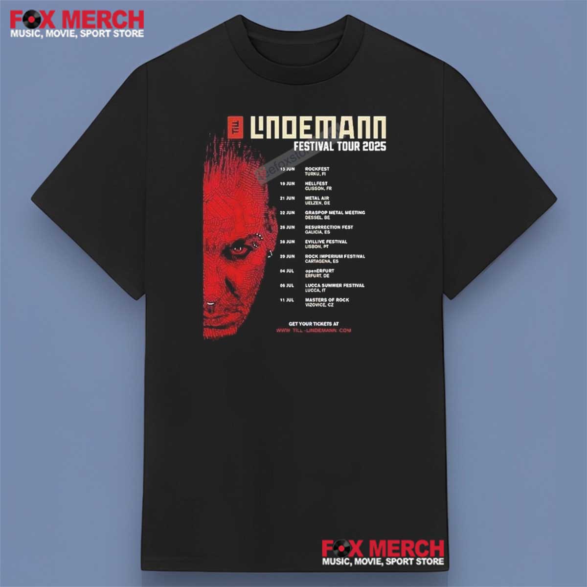 Till Lindemann Festival Tour 2025 Graphic Shirt