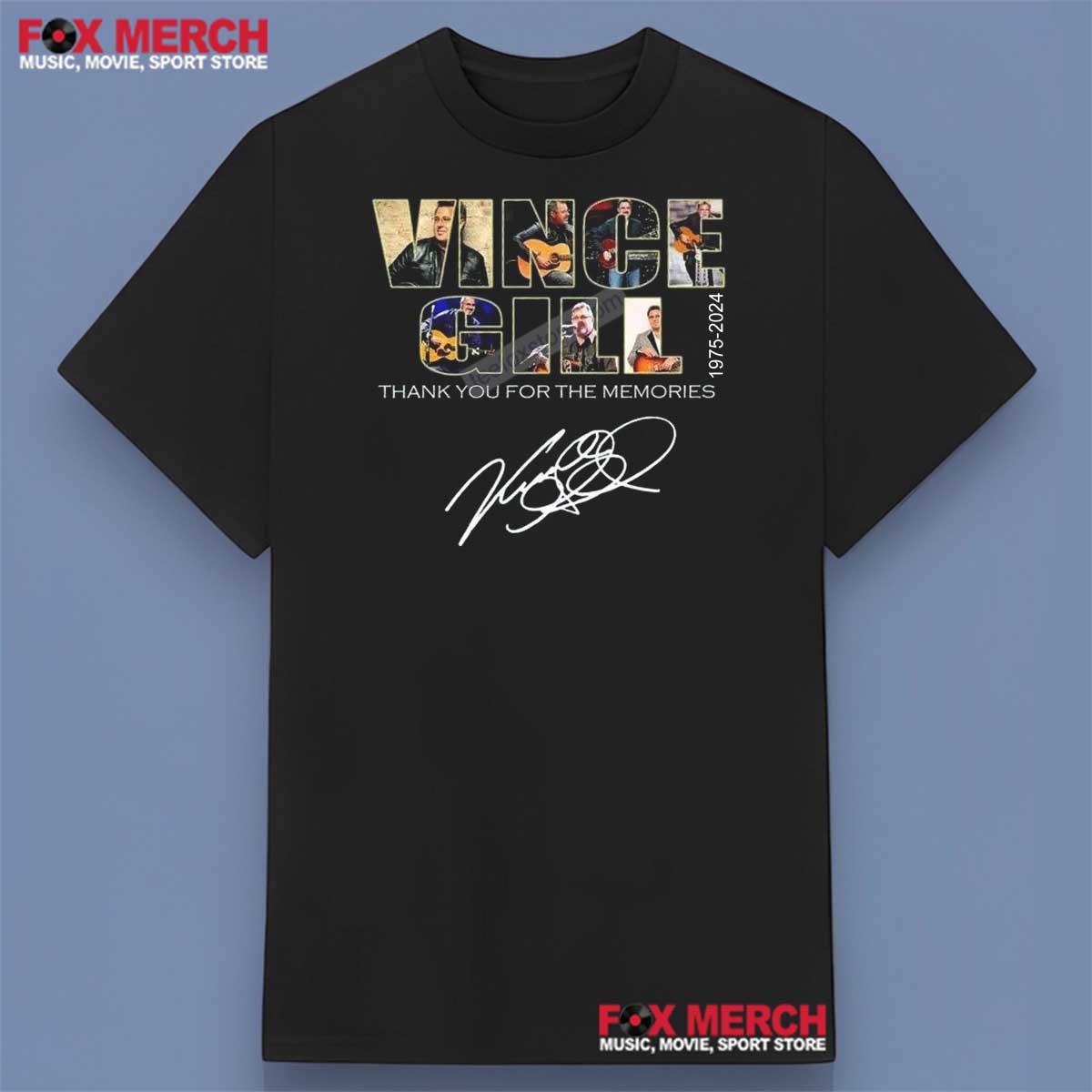Vince Gill 1975-2024 Signature Shirt