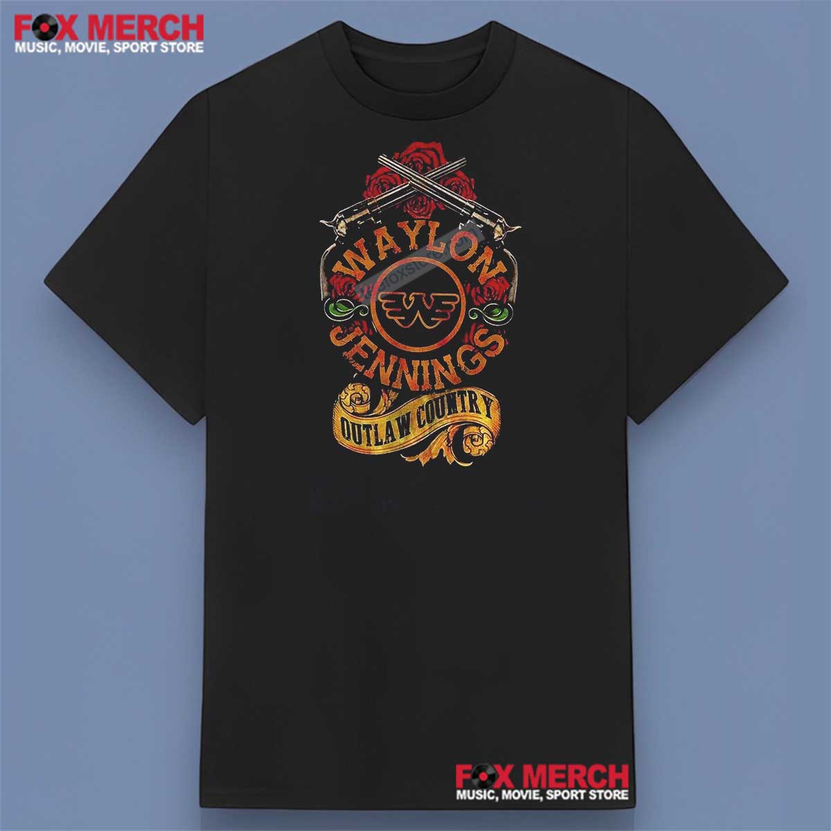 Waylon Jennings Outlaw Country Shirt