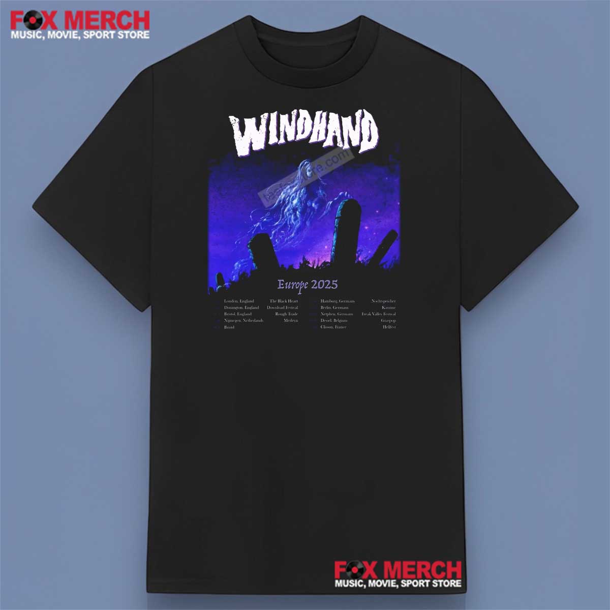 Windhand Europe Tour 2025 Graphic Shirt