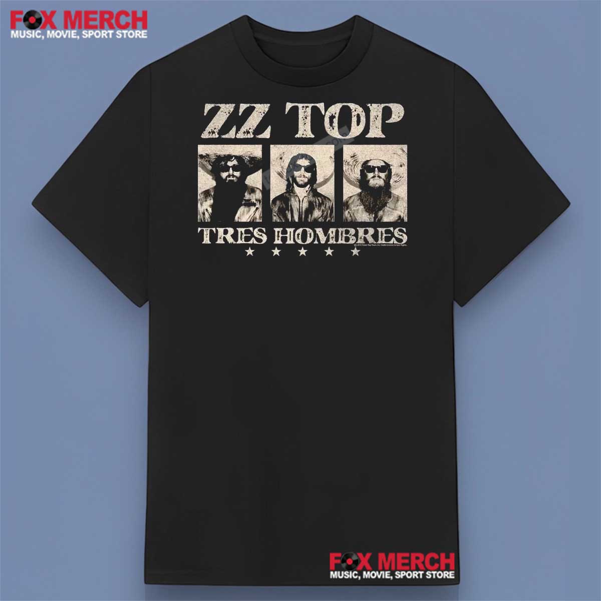 ZZ Top Tres Hombres Album Shirt
