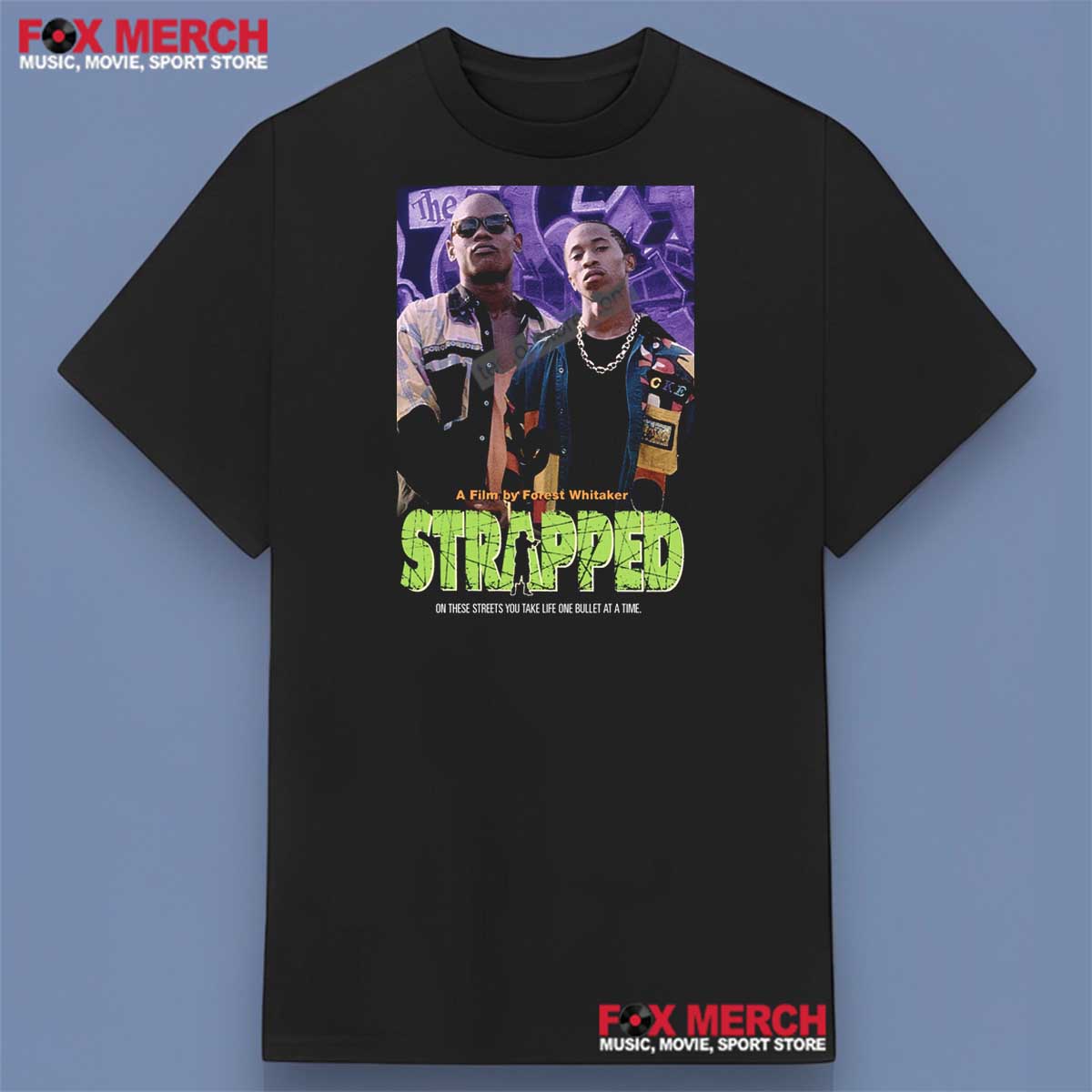 A Film by Forest Whitaker Strapped Movie Shirt