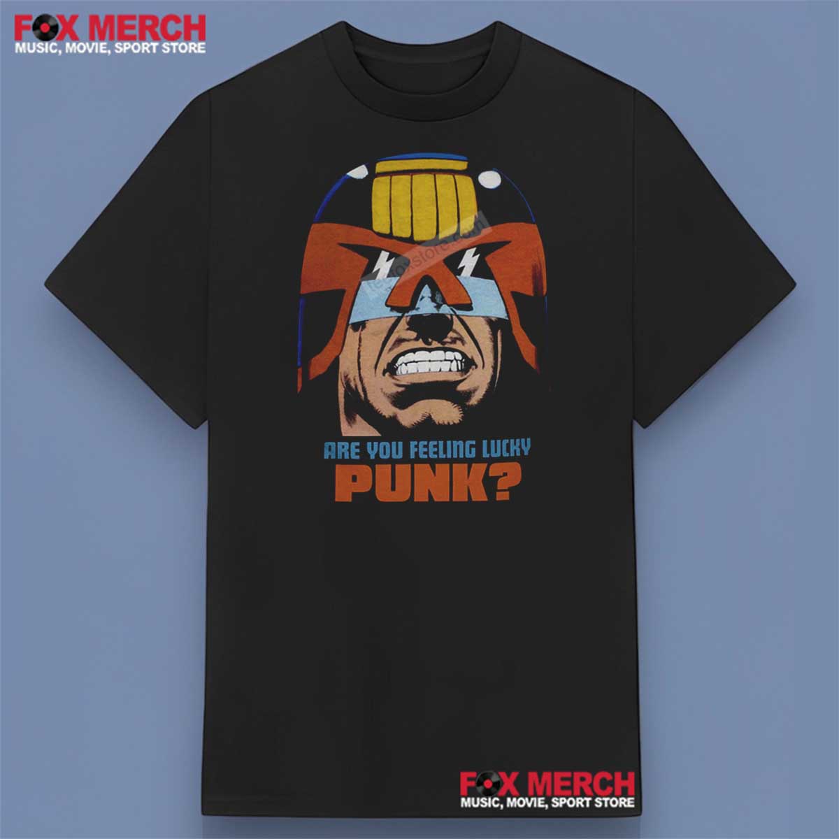 Anthrax Judge Dredd Are You Feeling Punk 1983 T-Shirt