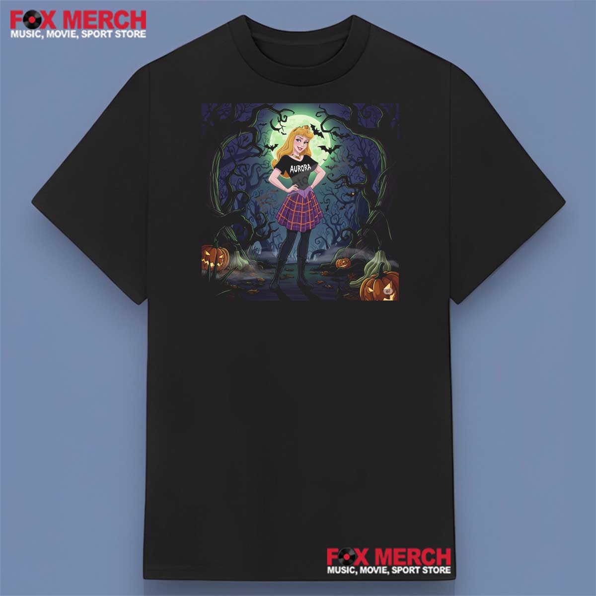 Aurora Disney Pumpkin Halloween Shirt