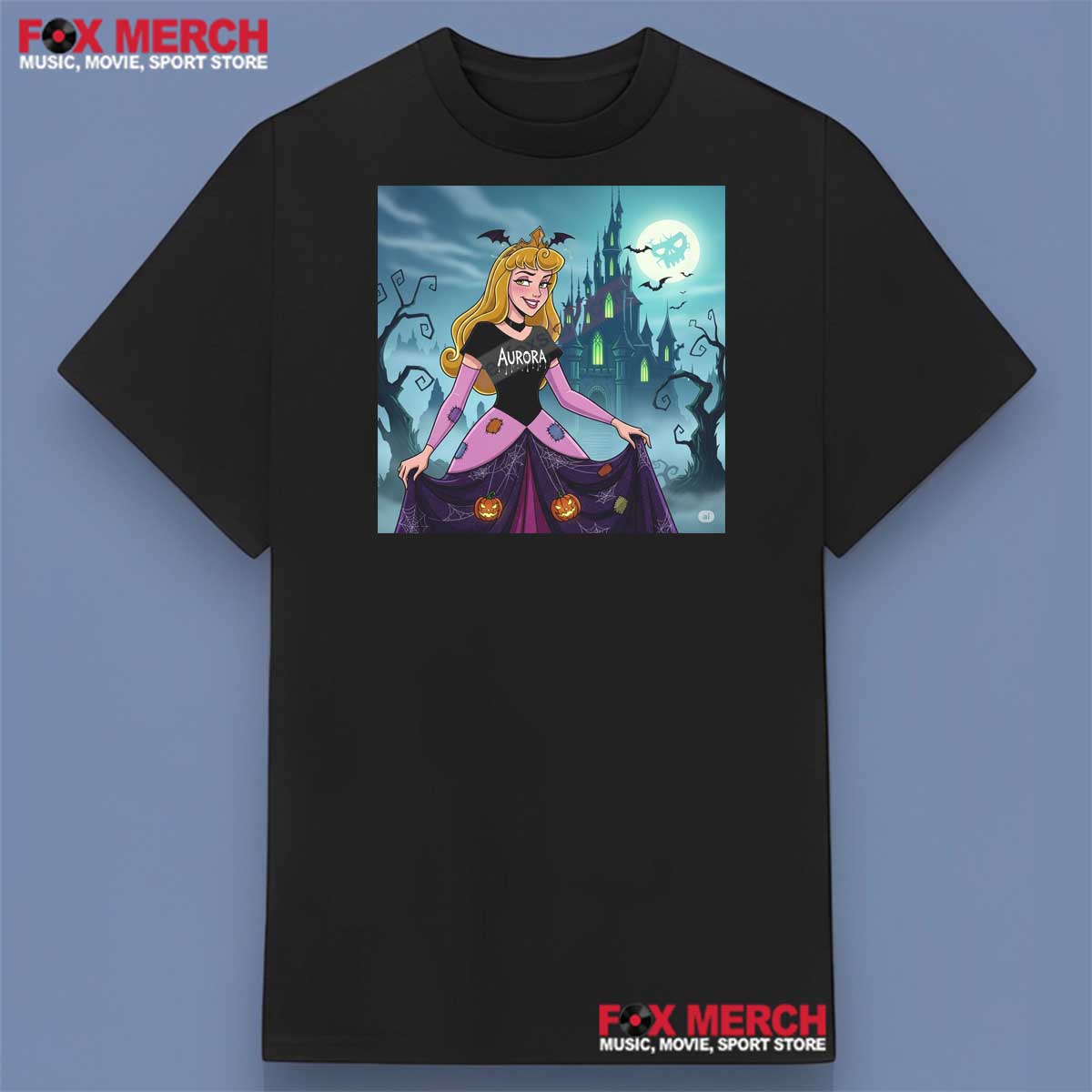 Aurora Pumpkin Halloween T-Shirt